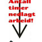 Antall timer nedlagt arbeid – Hvitt til Sort belte